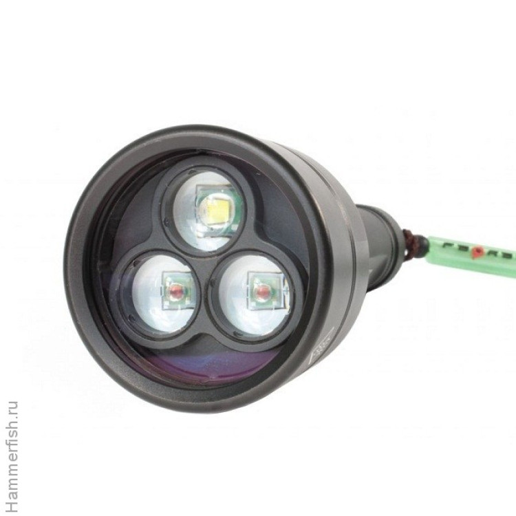 Фонарь Ferei W153 1хCREE XM-L (Cool White) 2xCREE XP-E (Red)