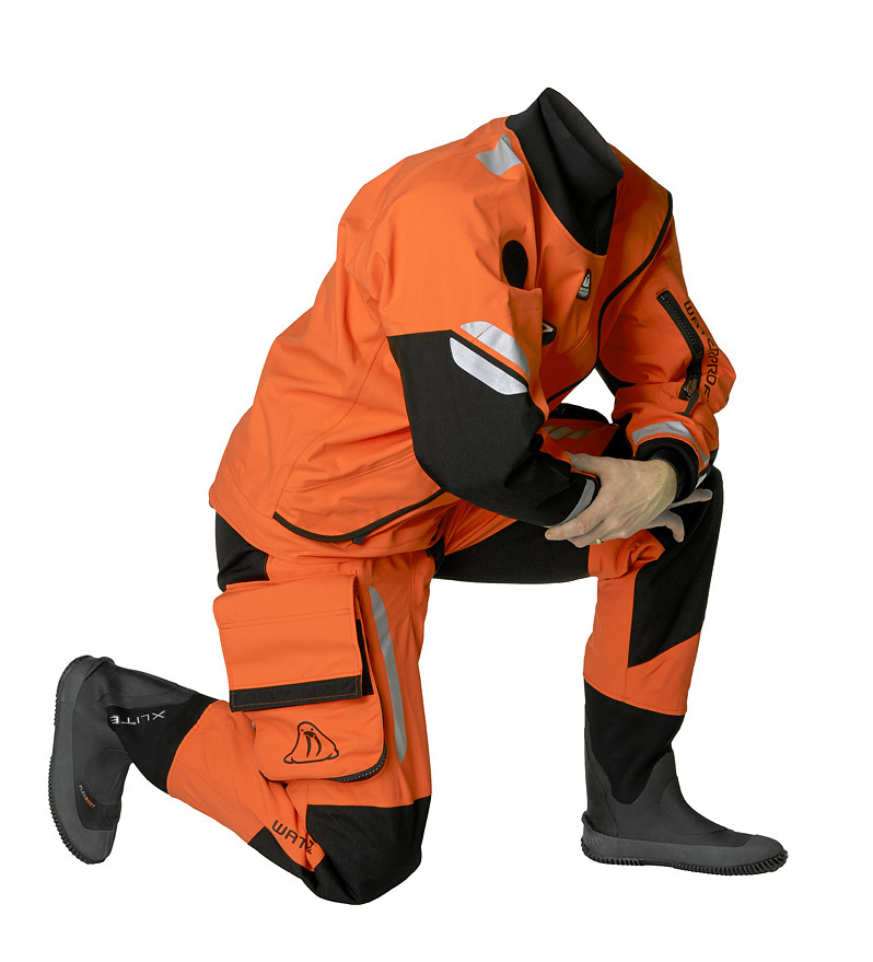 Гидрокостюм сухой Waterproof R7 Rescue оранжевый, мужской