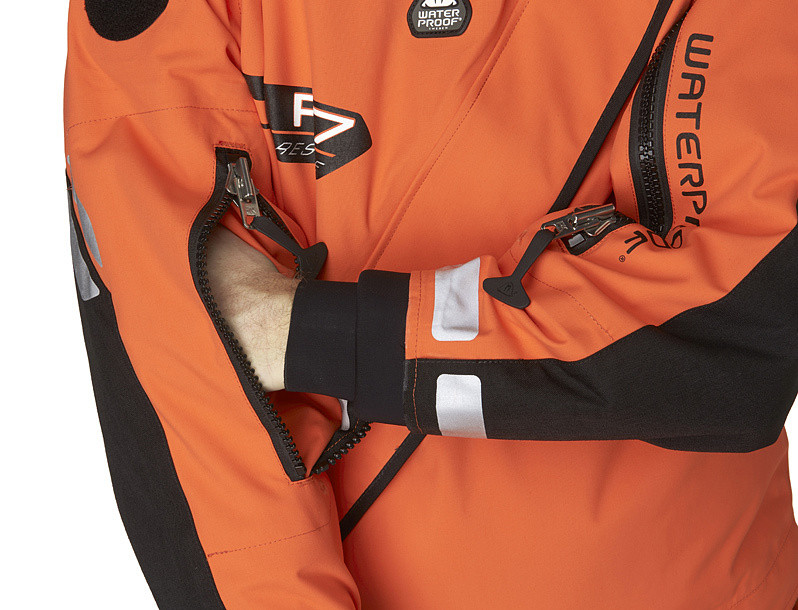 Гидрокостюм сухой Waterproof R7 Rescue оранжевый, мужской