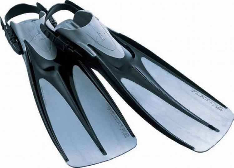 Регулируемые ласты TUSA Platina Plus, р.S (21-24 см) цв. голубой