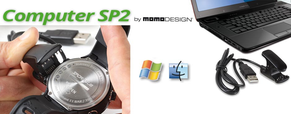 Прибор подводный SP2  и  нагрудный датчик кардиомонитор SP2