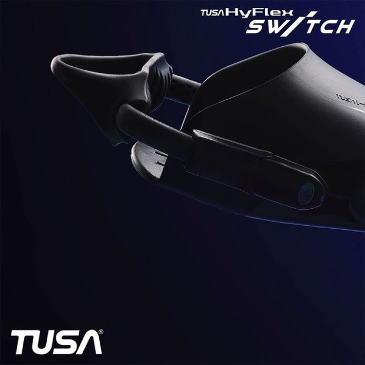 Ласты TUSA HyFlex Switch, цв. чёрный