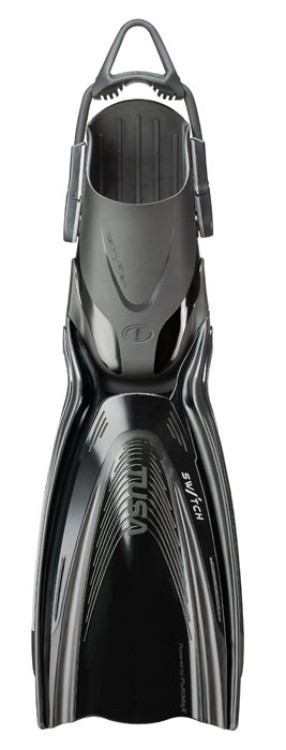 Ласты TUSA HyFlex Switch, цв. чёрный
