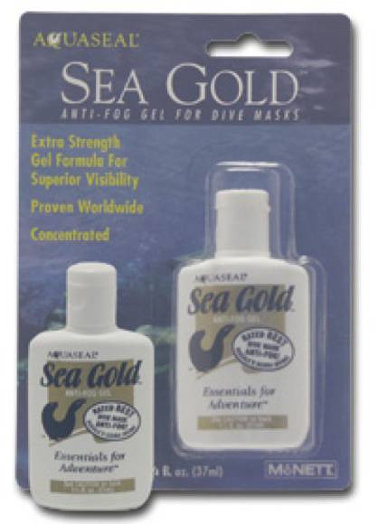Гель антифог McNett SEA GOLD™ для масок для подводного плавания, 37 мл