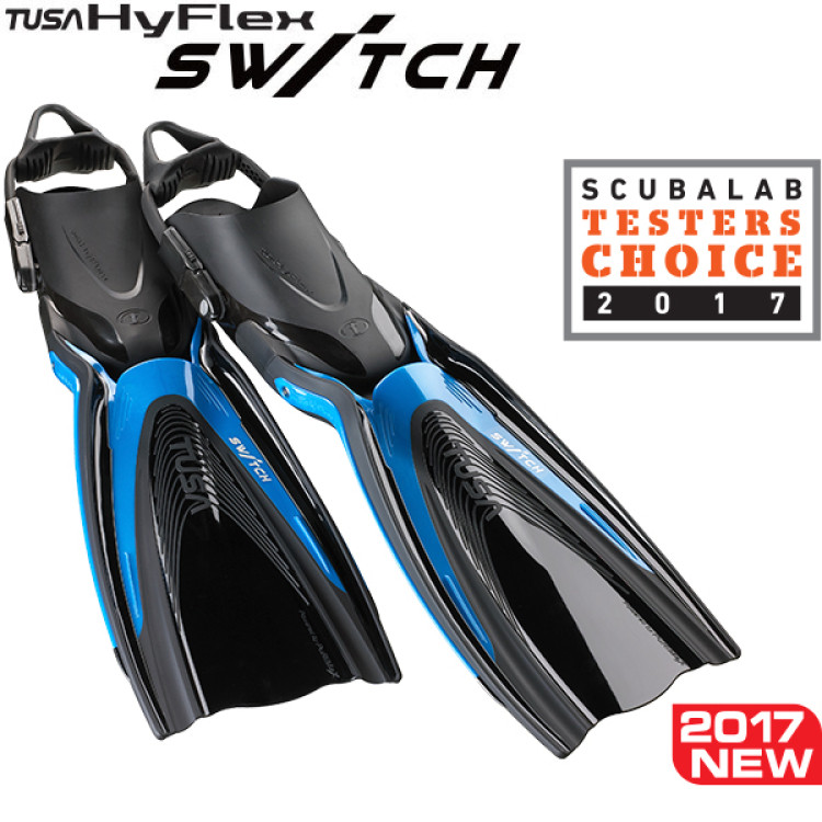 Ласты TUSA HyFlex Switch цв. синий