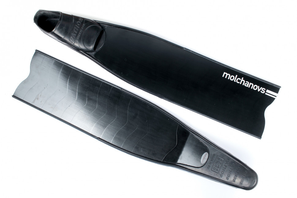 Ласты из стеклотекстолита Molchanovs SB2 Fiberglass, цвет черный
