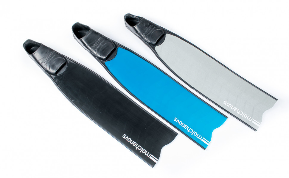 Ласты из стеклотекстолита Molchanovs SB2 Fiberglass, цвет черный