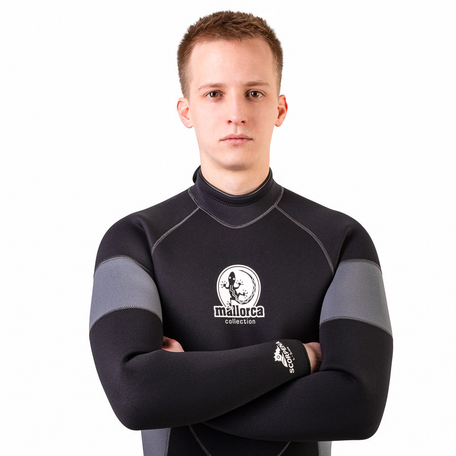 Гидрокостюм Scorpena Mallorca 5 мм серый