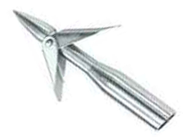 Наконечник OMER Mini Inox, два коротких флажка