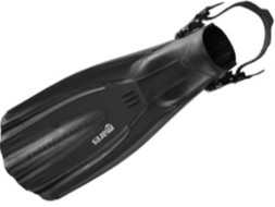 Ласты Mares AVANTI SUPERCHANNEL с открытой пяткой, цвет черный