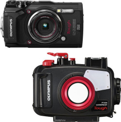 Olympus TG-5 (камера  и  комплект для подводной съемки)