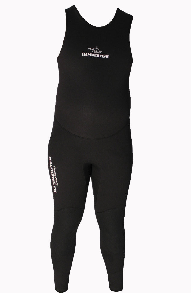 Длинные штаны 9 мм HAMMERFISH STRONG BLACK, открытая пора