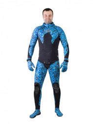 Гидрокостюм Scorpena C3 - 3 мм BLUE Camo