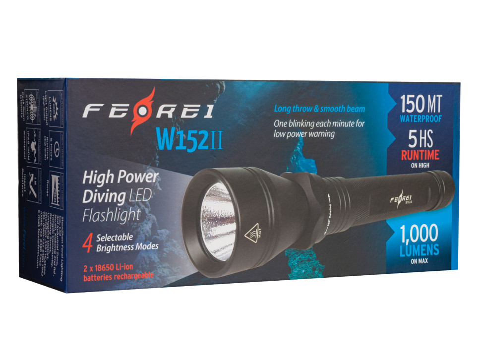 Фонарь FEREI W152IIB, желтый свет