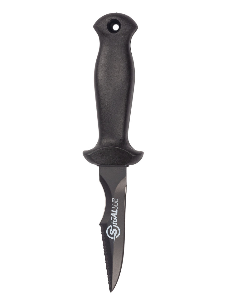 Нож SIGALSUB MINI STILETTO BLACK 