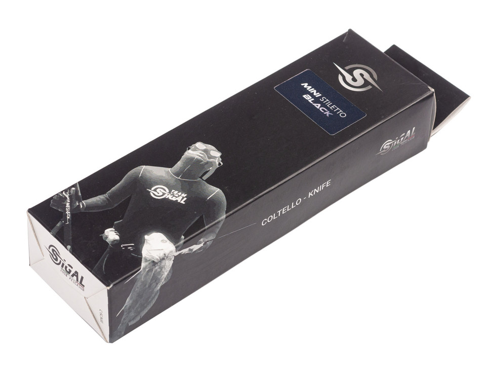 Нож SIGALSUB MINI STILETTO BLACK 