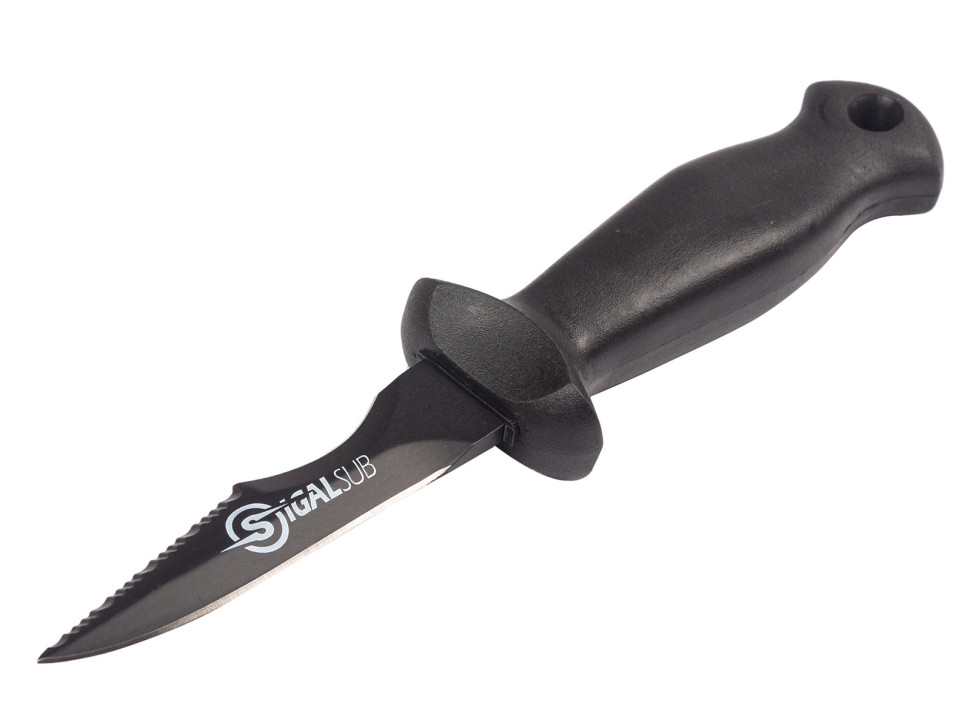 Нож SIGALSUB MINI STILETTO BLACK 