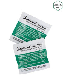 Салфетки &quot;Алмадез-Ликвид&quot; (САШЕ - 135*130мм  (уп.100шт)