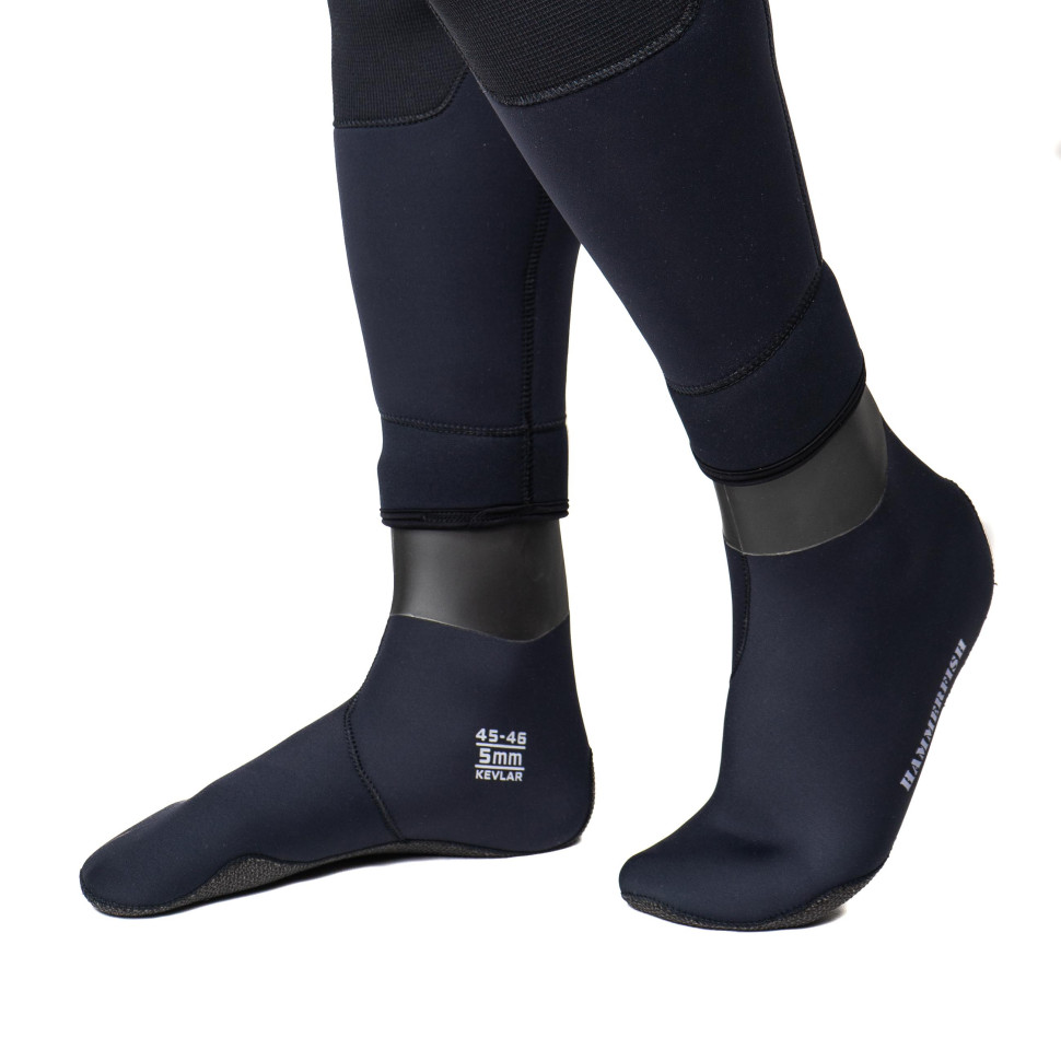 Носки 5мм HAMMERFISH AQUASTRETCH KEVLAR полусухие
