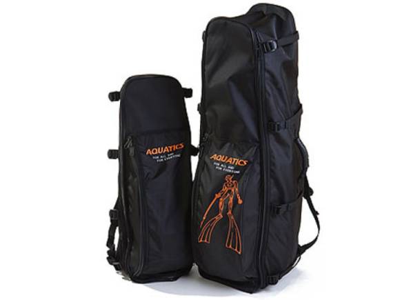 Сумка-рюкзак AQUAtics для ласт и снаряжения M (67x25x26) кордура